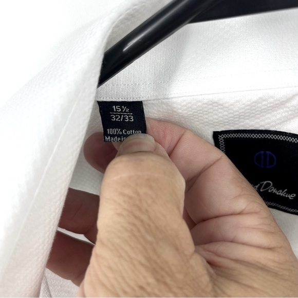 David Donahue Toxedo Longsleeve Button Down Shirt. Need cuff links - Picture 4 of 5